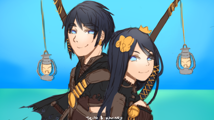 Image of Mae and Teilo - Refsheet.net