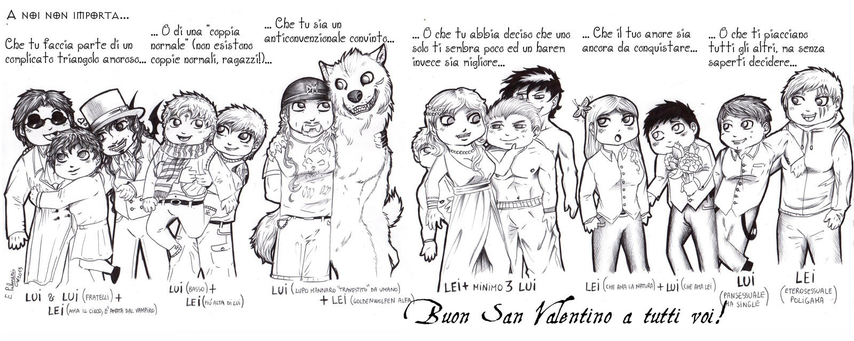 coppie anime di vampiri goth